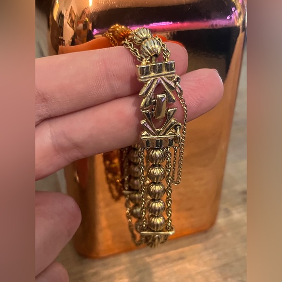 Vintage Brass Bracelet - Picture 1 of 3